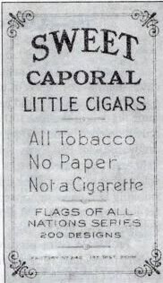 T59 Flags Of All Nations Sweet Caporal Little Cigars